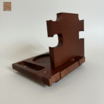 Docking Station Organisateur en Noyer – Finition Bois Sombre & Chaleureux