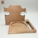 Docking Station Organisateur en Chêne Clair – Design Naturel & Épuré